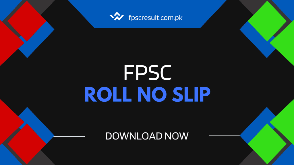 FPSC Roll No Slip 2023