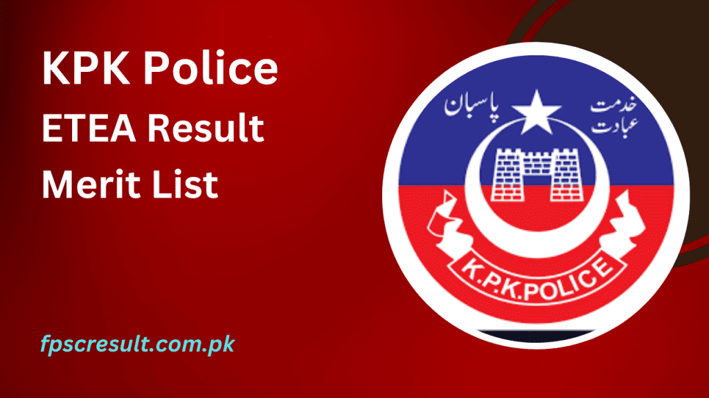 KPK Police ETEA Result