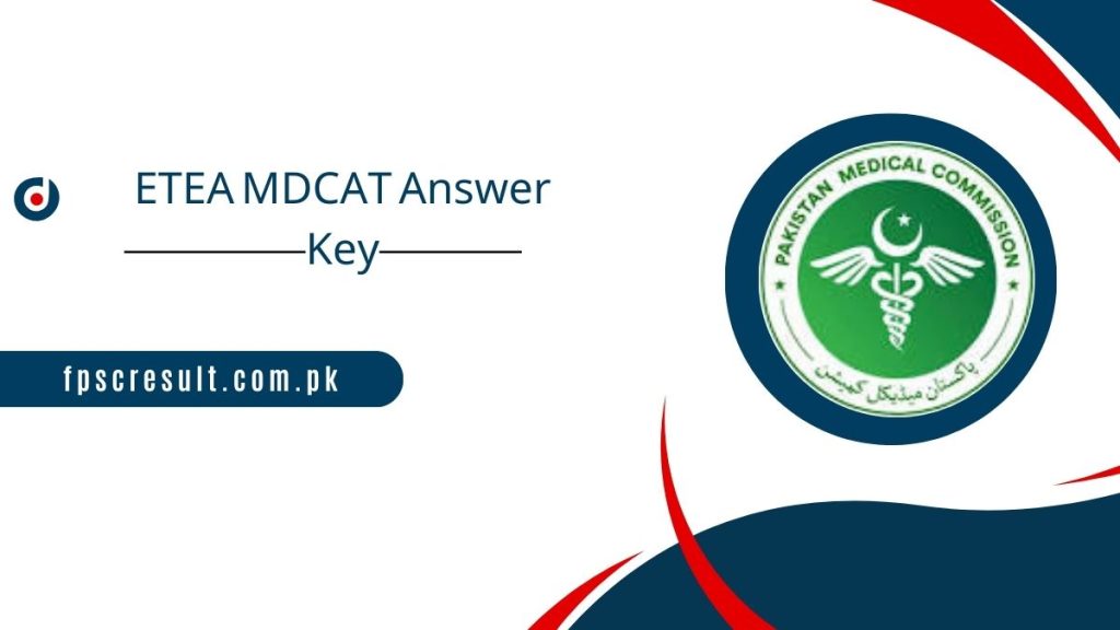 ETEA MDCAT Answer Key 26 November 2023