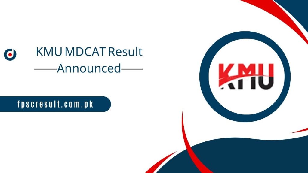 KMU MDCAT Result 2023 26 November