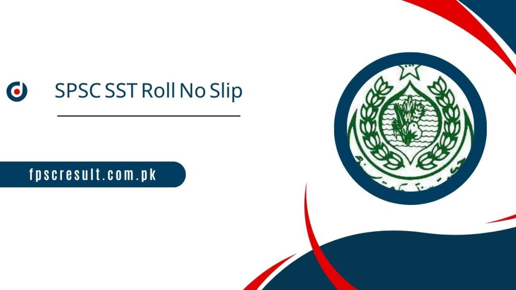 SPSC SST Roll No Slip 2023