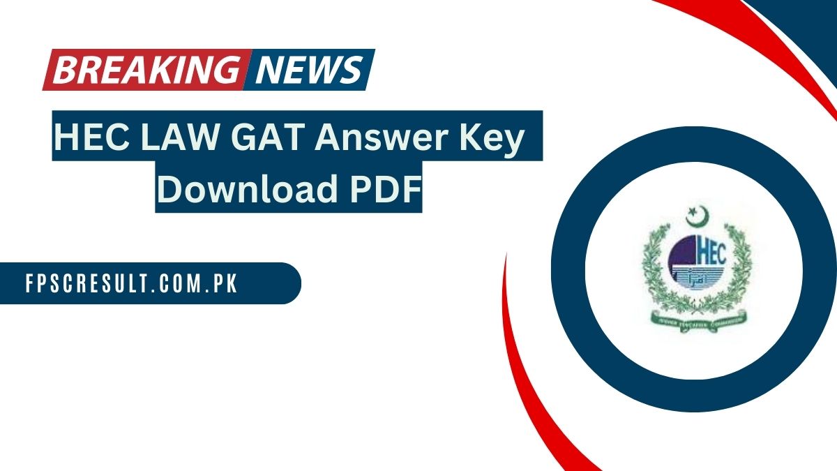 HEC LAW GAT Answer Key 7 January 2024 Download PDF