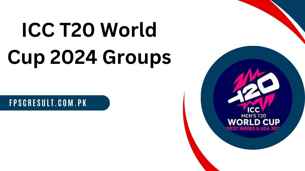 Official ICC T20 World Cup 2024 Groups Unveiled [Now]