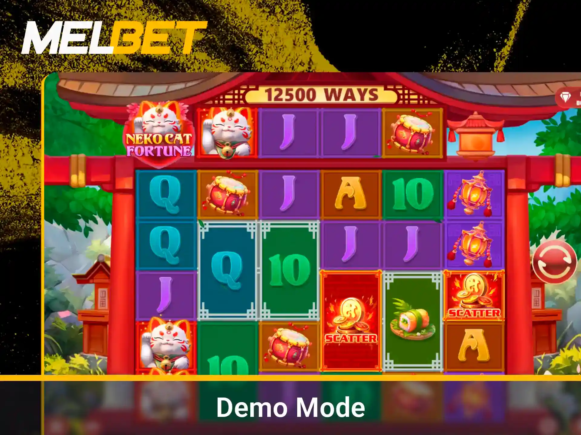 Try the demo version on Melbet website.